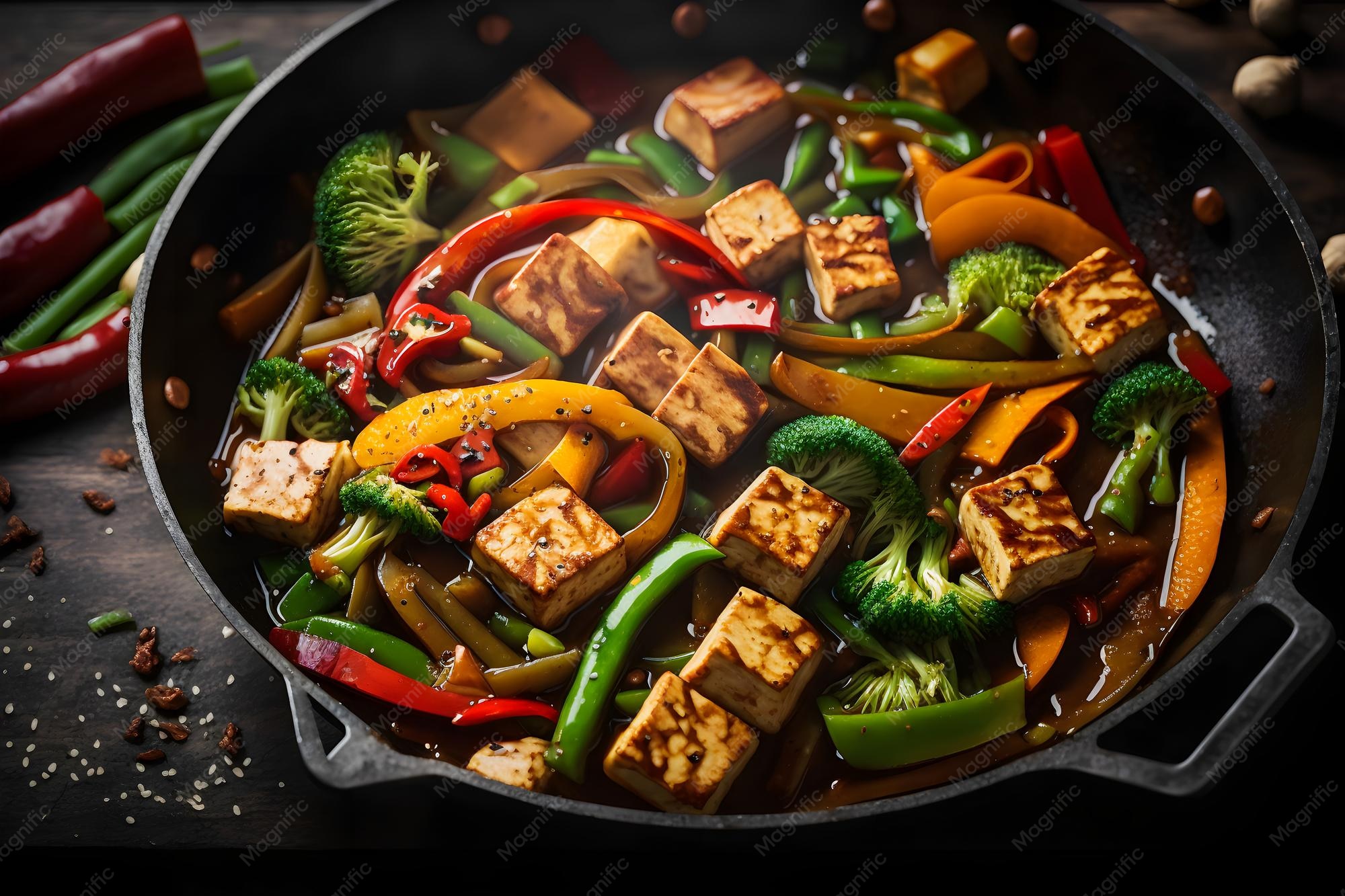 tofu salteado