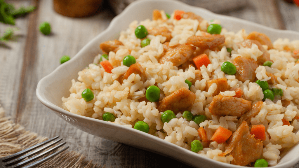 risoto de frango