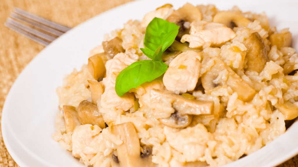 Risoto de Frango Simples