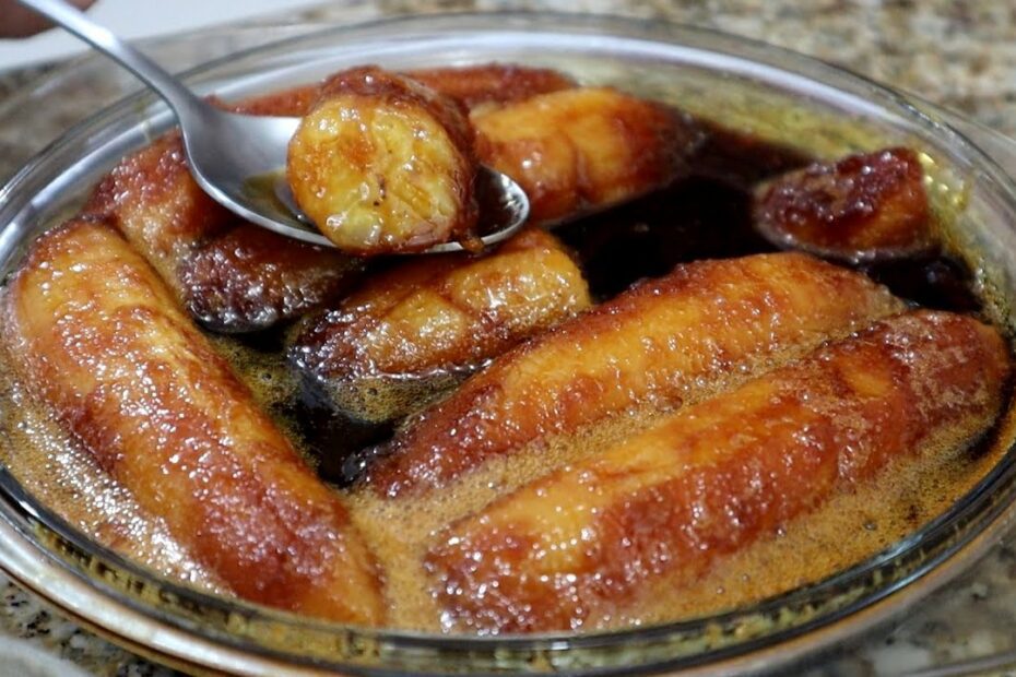 Bananas Caramelizadas com Canela