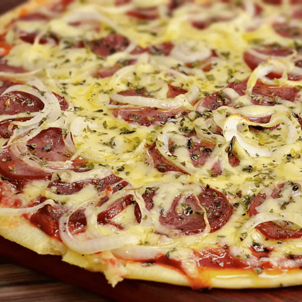 Pizza de Sardinha de Liquidificador