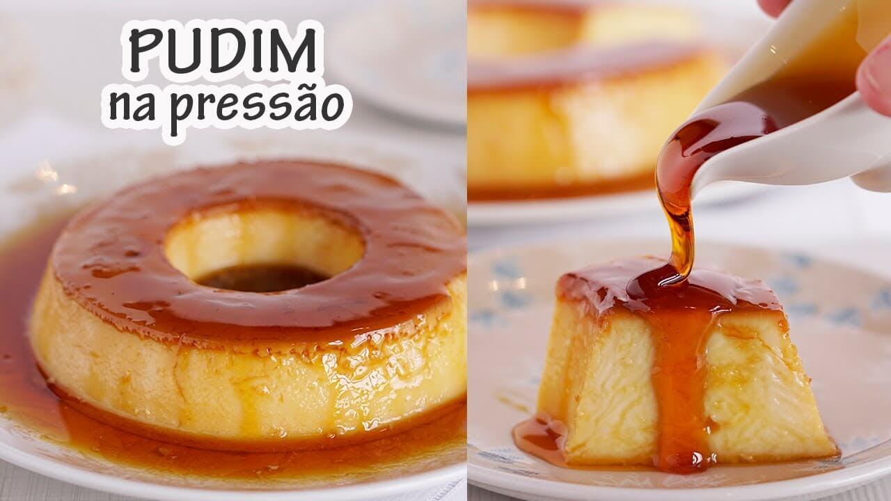 Pudim na Panela de Pressão