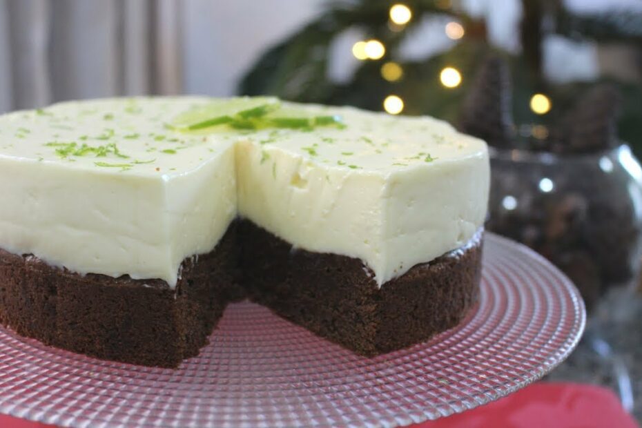 torta brownie de limão