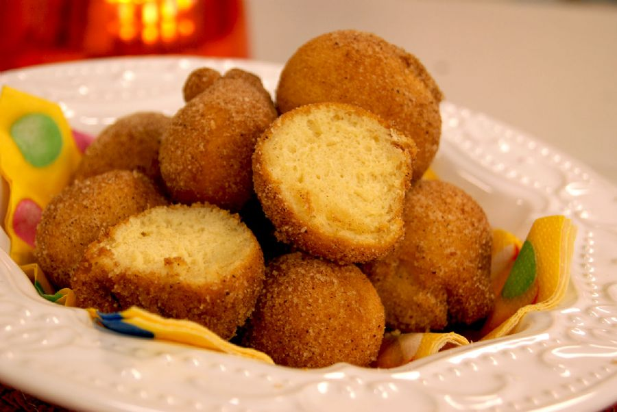 bolinho de chuva de abóbora