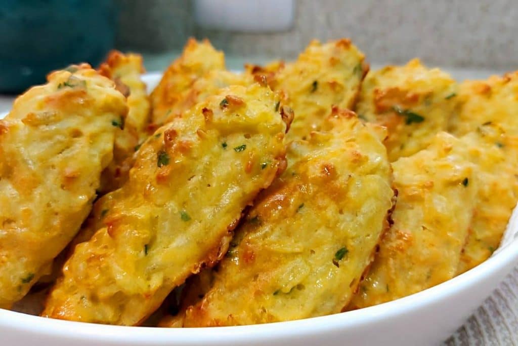 Bolinho de arroz assado com Creme de leite