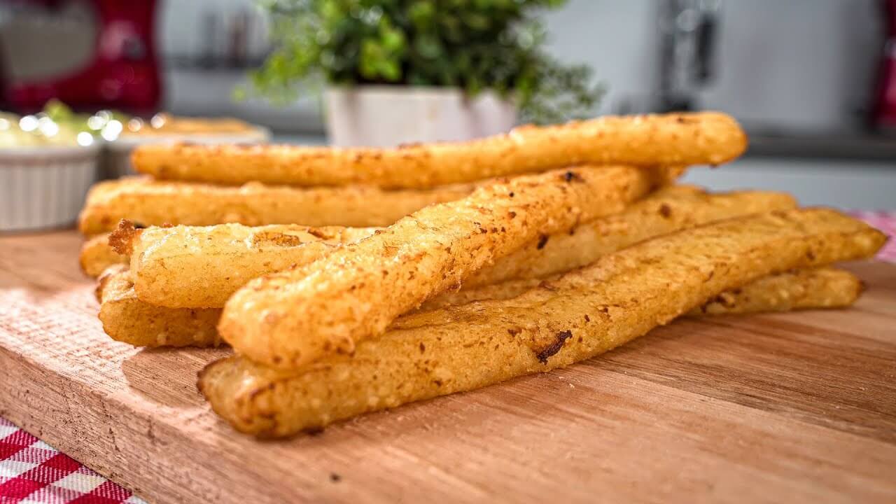 Palitinhos de Batata com Queijo