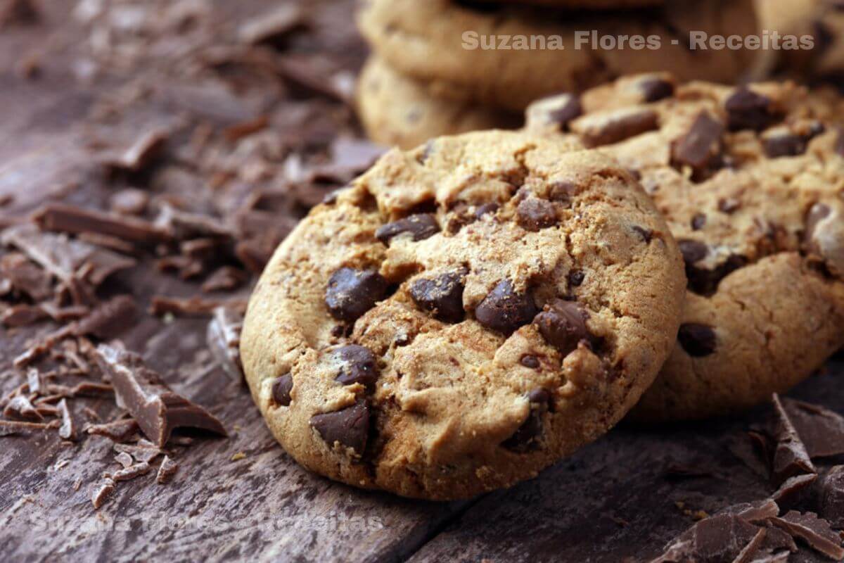 Cookies com Gotas de Chocolate