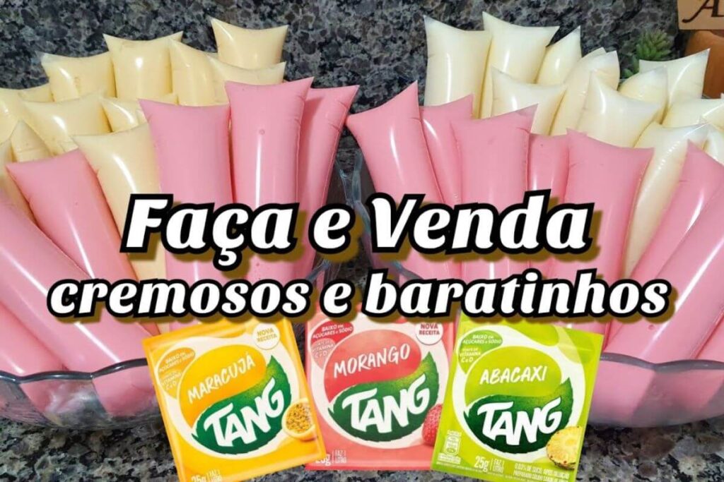 Geladinho de tang Cremoso