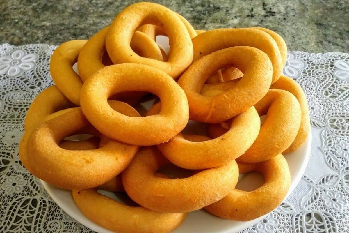 rosquinha de polvilho frita