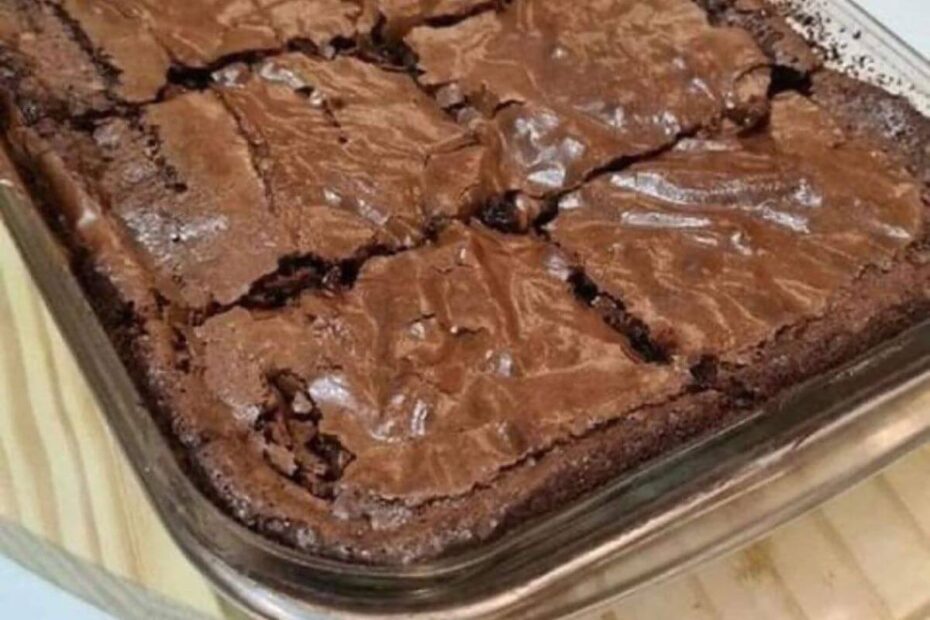 Brownie Caseiro de Tigela