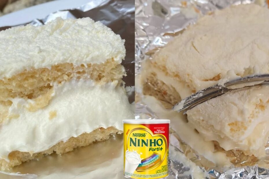 Bolo Gelado de Leite Ninho