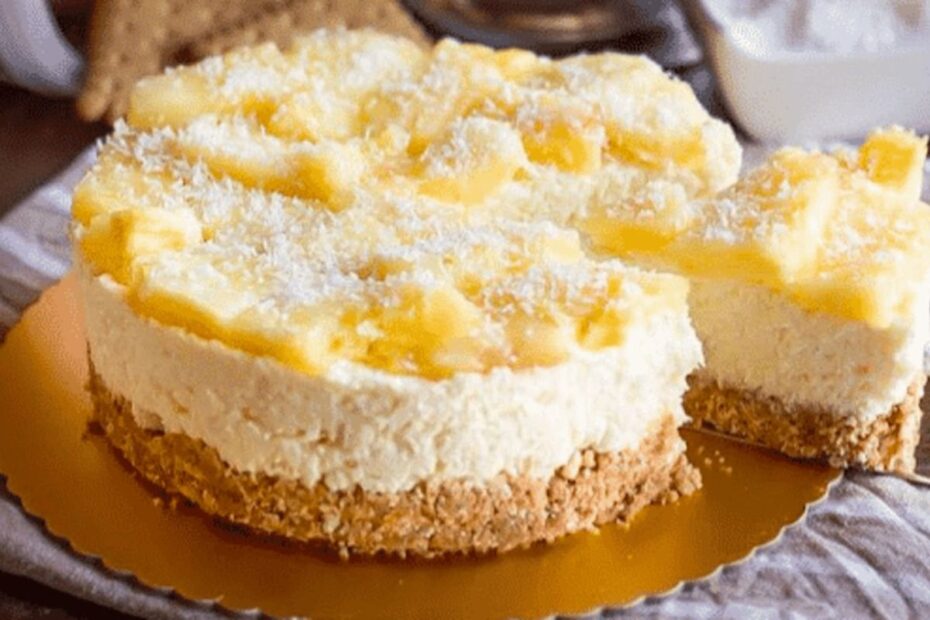 Cheesecake de Abacaxi